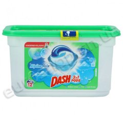 Капсули для прання Dash 3in1 Альпійська свіжість 12шт