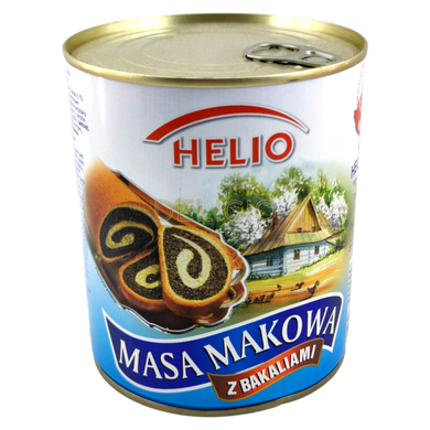 Макова маса Helio Masa Makowa 850 г (Банка) 6259401 фото Деліціо фуд