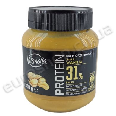 Арахісова паста Vitanella PROTEIN 31% Vanilla 350 г