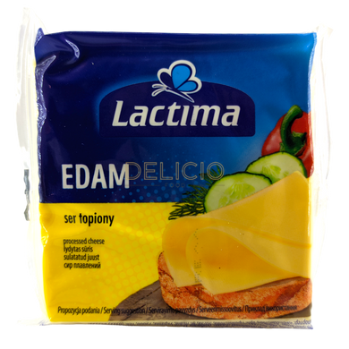 Сир тостовий Lactima Edam 130 г 6260654 фото Деліціо фуд