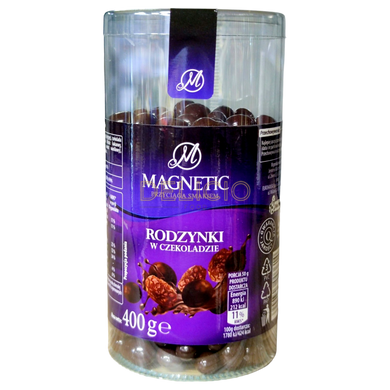Драже Magnetic - Ізюм в шоколаді 400 г 6263700 фото Деліціо фуд