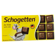 Шоколад молочний Schogetten for Kids - Для дітей 100 г 5101 фото Деліціо фуд