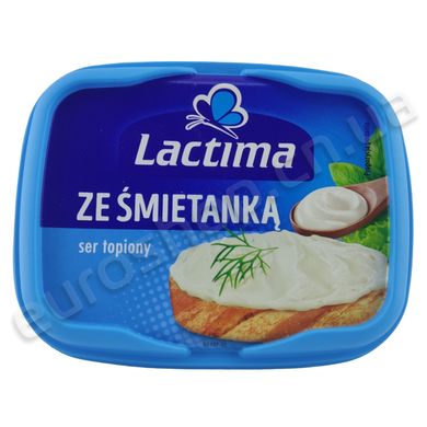 Сир плавлений Lactima ze Smietanka 130 г (Ванночка)
