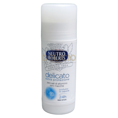 Дезодорант стік для чутливої шкіри Neutro Roberts - Delicato 40 мл 005781 фото Деліціо фуд