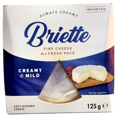 Сир Briette Creamy&Mild Kaserei 60% 125г 6269918 фото Деліціо фуд
